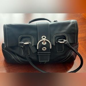 Classic and Stylish Coach Leather Bag